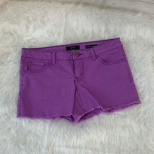 Jessica Simpson raw hem denim shorts Sz 25